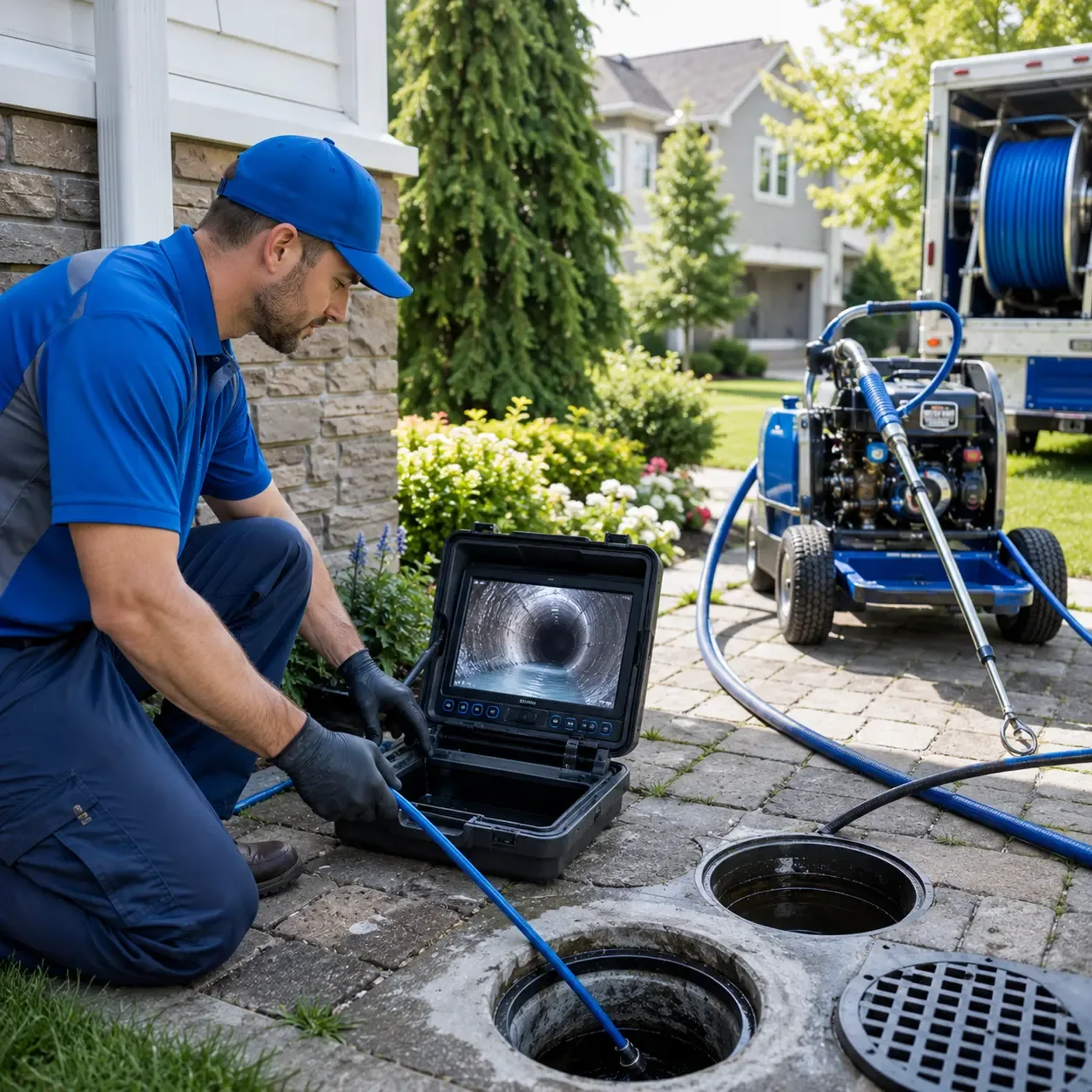Outdoor drain cleaning professionals serving Cutler, ME