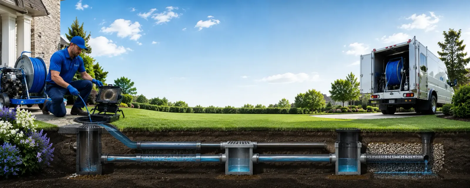 Outdoor drain cleaning information for Cutler, ME